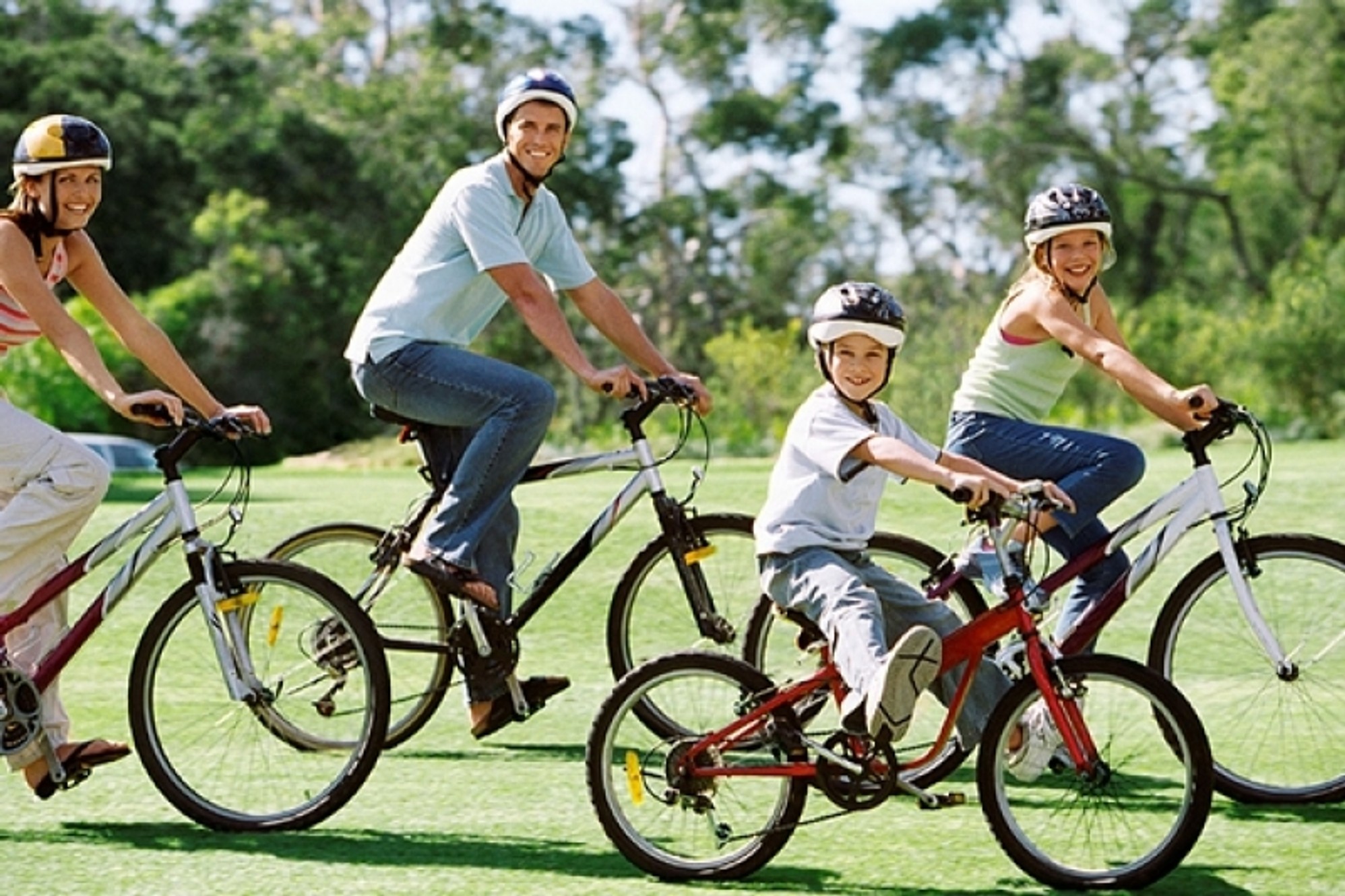 Велосемья. Велосипеды. Велосипеды для всей семьи. Катание на велосипеде. Семья на велосипедах.