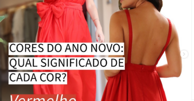 Vermelho no Ano Novo e significados da cor